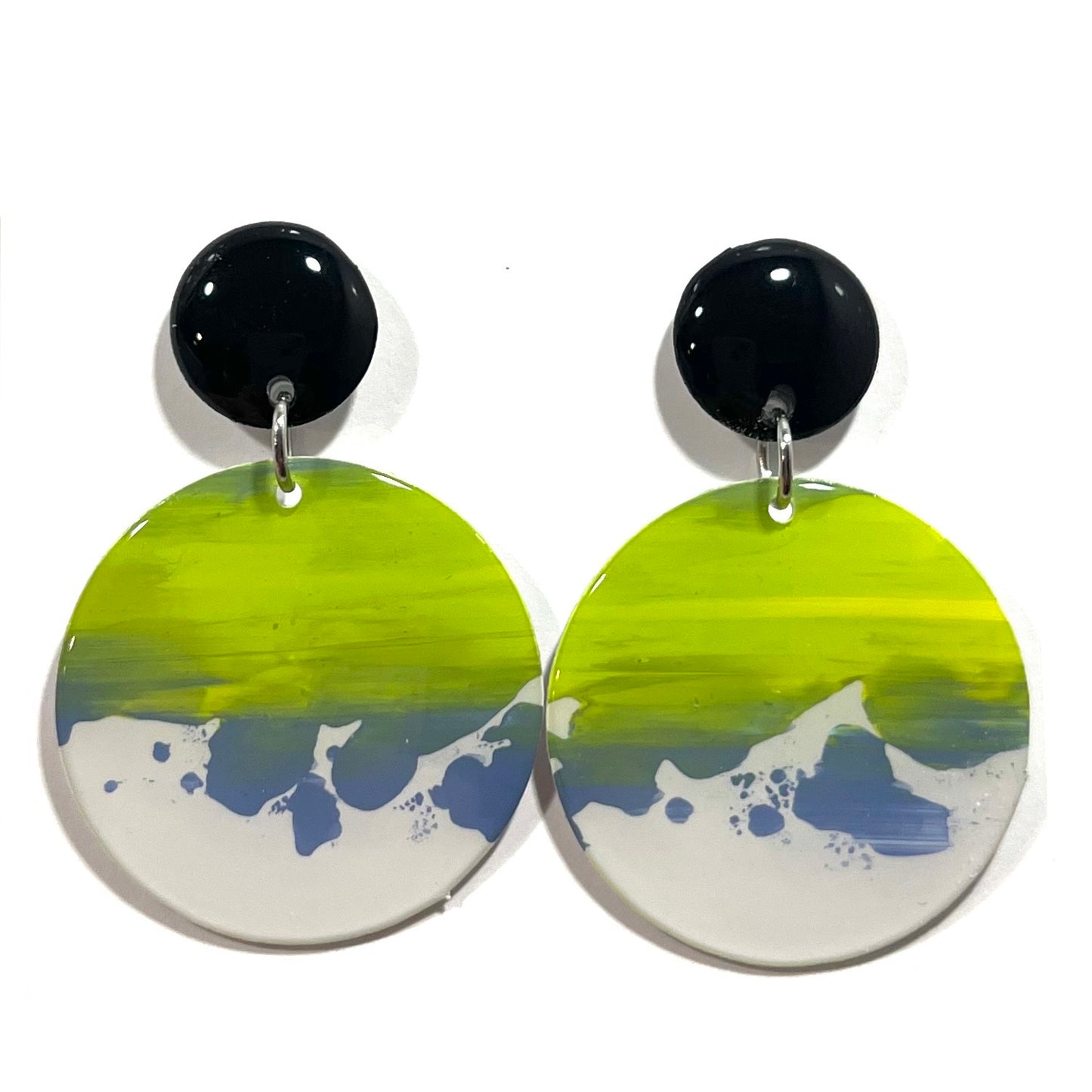COLOR fekete & lime 5708