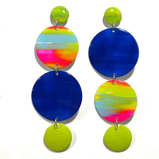COLOR lime & kék 5816
