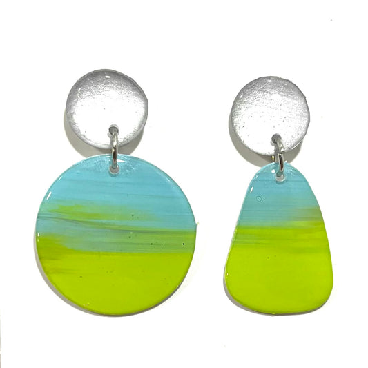 COLOR lime & kék